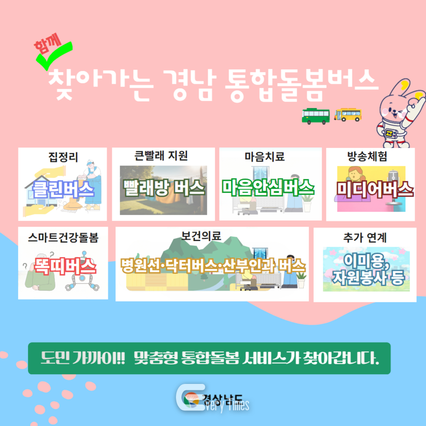 찾아가는 경남돌봄버스 포스터(제공=경남도)