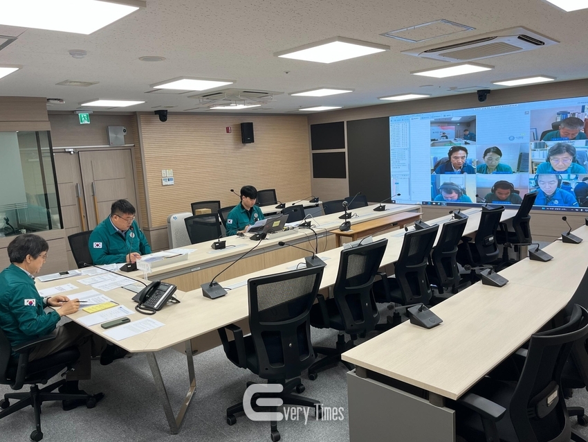 고수온 대응상황 점검회의(제공=경남도)